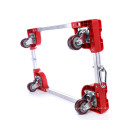 Logística de plástico de alta qualidade Use Dolly Wheels Dolly